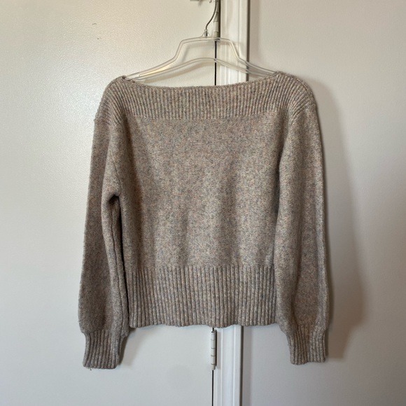 Design History multi-colored speckled wide neck cropped sweater size women's xs - Picture 6 of 7